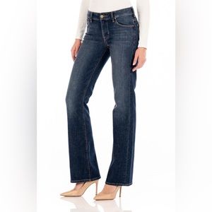 Fidelity bella donna mid rise boot cut Alloy Jet wash US made Japanese denim